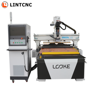 <strong>Linear</strong> <strong>ATC</strong> with Holding Roller Position Pins <strong>Cnc</strong> <strong>Router</strong> Wood Cut Professional 12 Tools 1300x3100mm Vacuum Table 3 Phase