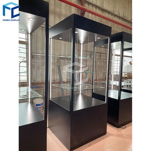 高端品质定制博物馆基座展品风格展示柜外壳设计古董博物馆展示柜