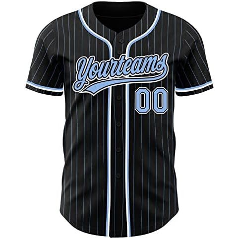Black and Light Blue Stripe