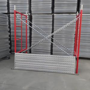 Andamio plegable galvanizado móvil de Metal de estilo moderno Escalera de marco para construcción de andamios - Product Image 3