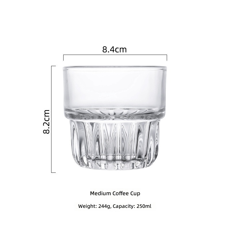 Transparent medium size 250ml-72 packs