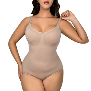 Dưới Lulu Tùy Chỉnh Hot Một Mảnh Không Tay Điêu Khắc Thong Tummy Kiểm Soát Shapewear Cơ Thể Shaper Phụ Nữ Cộng Với Kích Thước Liền Mạch Bodysuit - Product Image 6
