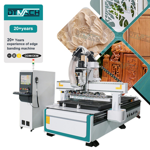 Máquina enrutadora de anidamiento CNC de 3 ejes, madera contrachapada para corte de madera, 9kw, cambio automático de herramientas, máquina enrutadora CNC ATC para muebles - Product Image 1