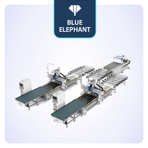 Linea di produzione automatica cella di nidificazione di mobili a pannelli con programma di taglio ottimizzato - Product Image 2