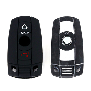 Wholesale Carbon Silicone Car Key Cover for BMW 520 525 730li 740 118 320i 1 3 5 7 Series X3 <strong>X4</strong> M3 M4 M5 <strong>Remote</strong> Key Shell case - Product Image 2
