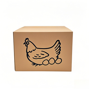 Sıcak satış özel yumurta kutusu ağır nakliye ambalaj RSC kutuları özelleştirmek boyutu Logo baskılı güçlü oluklu karton kutu - Product Image 4