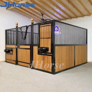 Conception 3D d'usine Vente directe d'écuries de remplissage en bois de bambou stables de style européen Grange à chevaux à vendre - Product Image 2