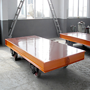 Transportadores sin rieles de camión de plataforma de remolque sin motor de 1T con tractores eléctricos giratorios para manejo de cargas pesadas - Product Image 6