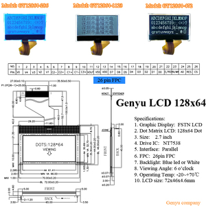 In Stock 128x64 <strong>LCD</strong> Fstn <strong>COG</strong> <strong>LCD</strong> Factory <strong>I2c</strong> Spi St7567 26pin Screen Monochrome <strong>Display</strong> 12864 Mono <strong>LCD</strong> Graphic <strong>Display</strong> - Product Image 6