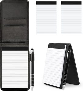PU cuero Mini Pocket Notebook A7 Bloc de notas titular conjunto logotipo personalizado - Product Image 1