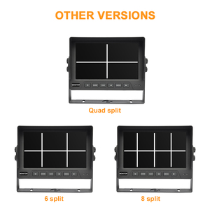 PJAUTO AHD 7英寸汽车液晶显示器后视倒车摄像头系统IP69K重型 - Product Image 6