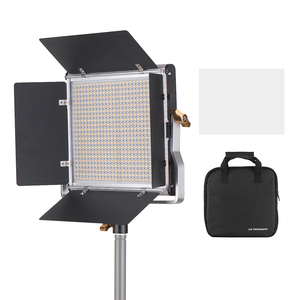 Profesyonel LED kısılabilir 660 LED ampuller bi-renk ışık paneli 3200-5600K CRI 85 + Video işığı - Product Image 1