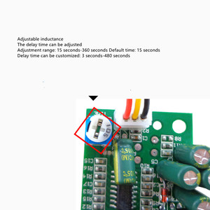 Taidacent-interruptor piroeléctrico, temporizador de retardo, infrarrojo, movimiento del cuerpo humano, 12V, PIR, Detector de movimiento, Sensor de circuito - Product Image 3