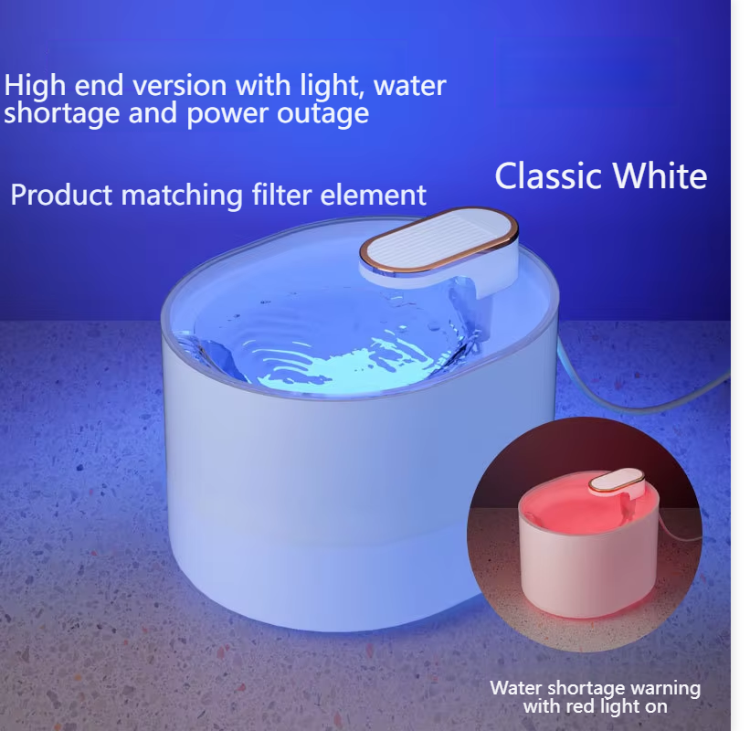 Water shortage power cut with light type white