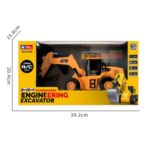 27MHz 6-Channel <strong>RC</strong> Construction Engineering Remote Control Roller Music Light Remote Controller