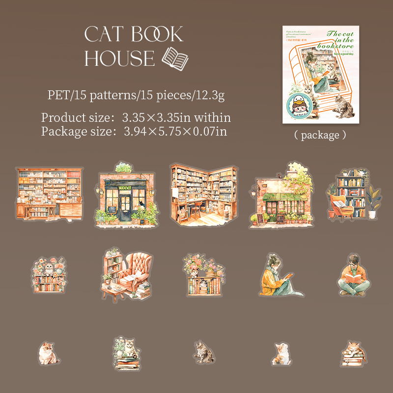 Maison de livre pour chats F