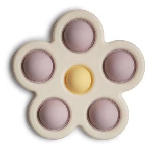 SOFT FLOWER PRESS <strong>TOY</strong>, Encourages Sensory Exploration and the Development of Fine Motor Skills - Product Image 1