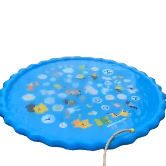 Vente en gros, tapis de jeu gonflable pour bébé, arroseur pour la famille