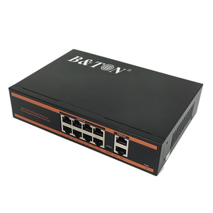 48V POEスイッチ8ポート100M POEスイッチ<span class=keywords><strong>IEEE</strong></span> 802.3af/at 150W内蔵電源2 RJ45ポートPOEスイッチ