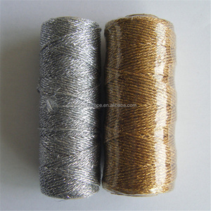 Cuerda de embalaje duradera metálica dorada de 2mm Cuerda de hilo de 50m para uso estricto - Product Image 4