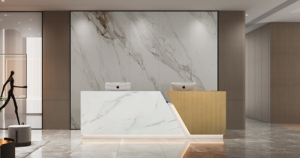 2301现代简约风格可扩展办公室接待处当代接待处柜台 - Product Image 2