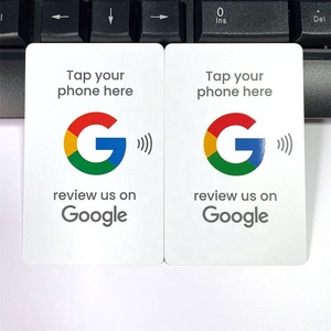 Tarjetas de control de acceso de reseñas de Google programables personalizadas Nfc Ntag213 215 216 Tarjeta DE REVISIÓN DE Google con código Qr - Product Image 3