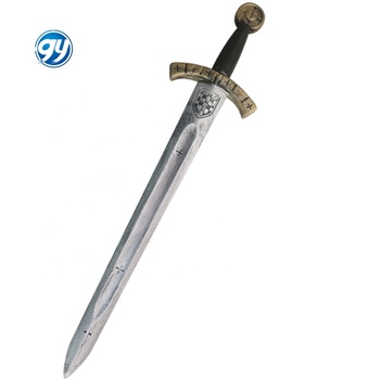Halloween Costume Accessories plastic Adult and children Arthur Safe Medieval Viking Cosplay Sword Toy Weapons prop anime katana