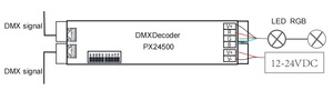 EUCHIPS 12V 24V 5A RGB DMX512 светодиодный декодер Dmx контроллер 3-канальный DMX RDM для управления освещением - Product Image 5