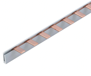 High Quality Pin C45 ElectricalBusbar Copper 100A 4P Pins Flexible <strong>Busbar</strong> <strong>Busbar</strong> Connector for <strong>Mini</strong> Circuit Breaker - Product Image 3
