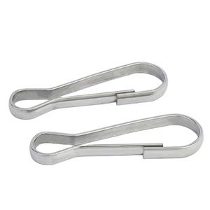 Acier inoxydable 316 Simplex ressort fermoir lanière mousqueton 60mm pince crochets porte-clés sac à main bricolage rideaux Yacht bateau matériel - Product Image 1