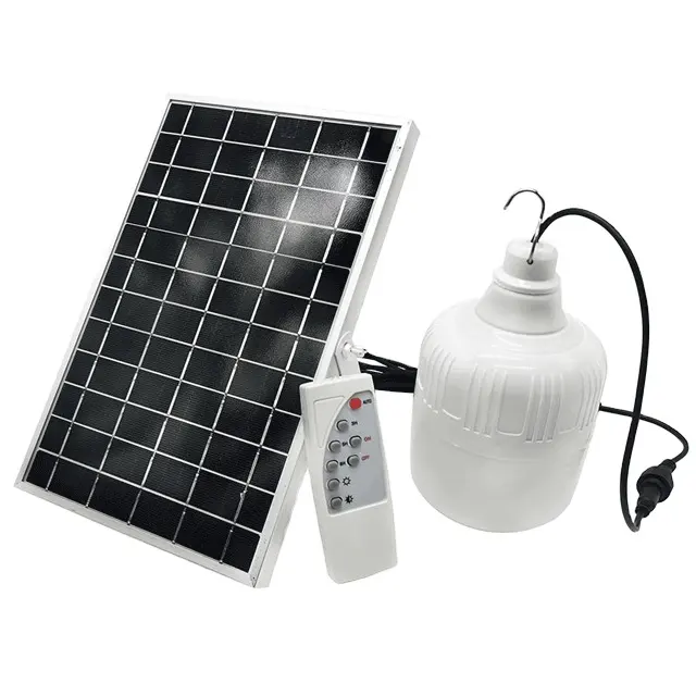 Bombilla LED Solar para jardín, luz de inundación para interior y exterior, 6v, impermeable, automática, en la oscuridad, gran oferta