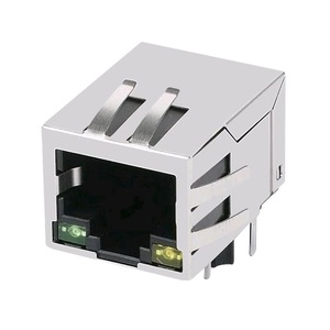 HFJ11-1G06ERL FastJack 1x1 Tab-Down Gigabit corpo corto RJ45 NO LEDs Gigabit 10/100/1000 Base-T Ethernet RJ45 8 p8c Jack modulare - Product Image 2
