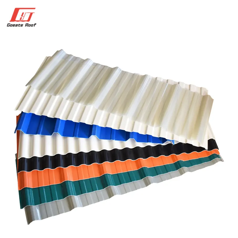 2.0mm Mexico roofing shingles easy build pvc corrugated pvc farm sheet