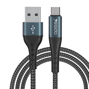 CA62 YESIDO 1.2 metre 12W 18W naylon örgülü kalaylı bakır çekirdek hızlı şarj USB veri kablosu Mirco için tip-c IP - Product Image 2