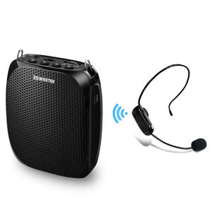 ZOWEETEK UHF Wireless Voice Mic Amp Support TF Card &amp; USB Flash Drive Playing 10W <strong>Hi</strong>-Fi Voice Amplifier for <strong>Teachers</strong> Wireless - Product Image 1