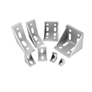 Khung kết nối góc t-slot 8mm cho khung hình tam giác nhôm 2020/3030/4040 cho kết nối 90 độ - Product Image 1