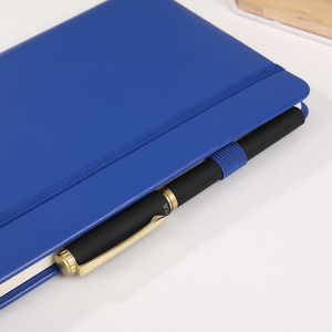 All'ingrosso diario personalizzato A5 con cinturino elastico diario taccuino stampato Logo del marchio blocco Note libro in pelle per Notebook - Product Image 5