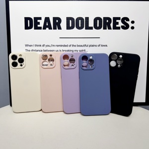 U & Q เคสซิลิโคนเนื้อนิ่มสีสันสดใสสำหรับ iPhone 13 PRO MAX สำหรับ iPhone 15