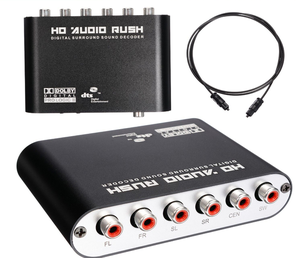 光学5.1模拟音频转换器高清音频Rush Dolb声音解码器处理器 - Product Image 2