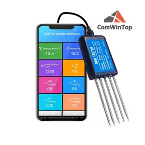 Profession eller 8-in-1-Bodentester Temperatur Feuchtigkeit EC PH NPK Bodens ensor Tragbarer USB Typ C für die Landwirtschaft - Product Image 1