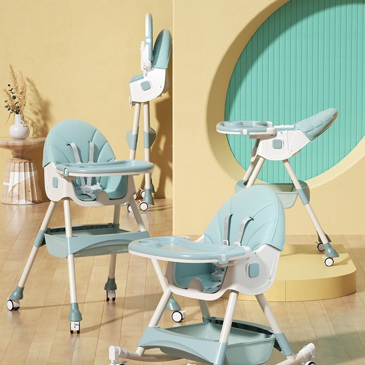 Footless cyan rocking chair-universal wheel