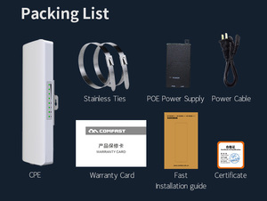 Comfast เราเตอร์ไร้สาย5.8กิกะเฮิร์ตซ์, P2MP P2P กลางแจ้งระยะยาวเสาอากาศ WiFi - Product Image 6