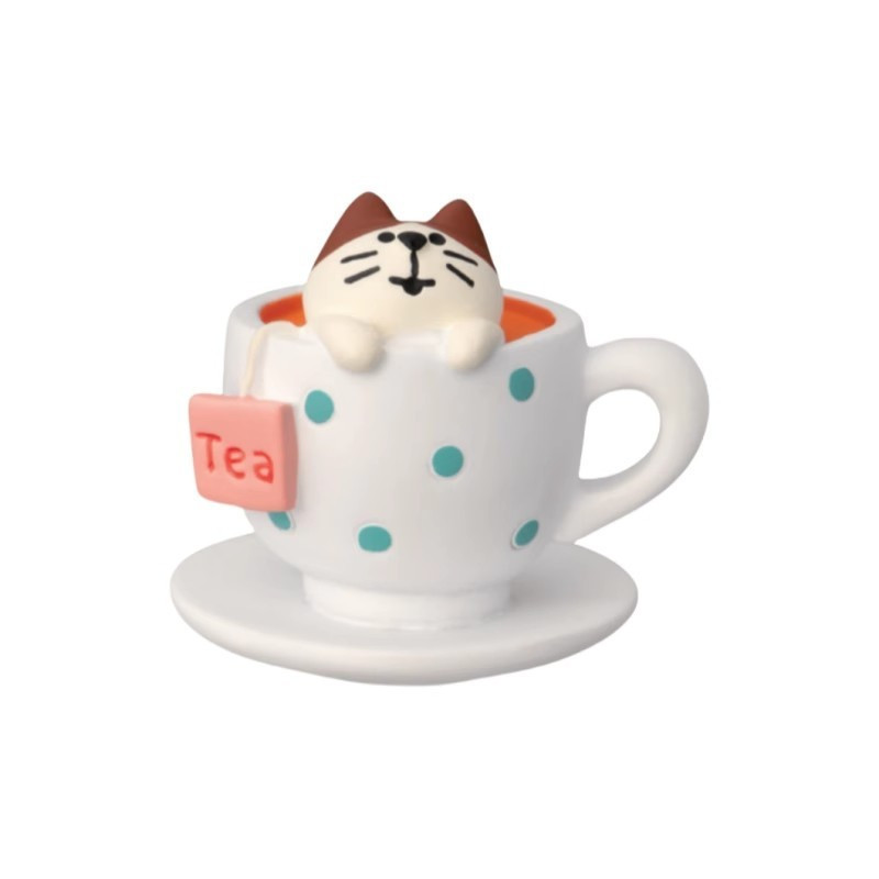 Chat au thé rouge au chocolat
