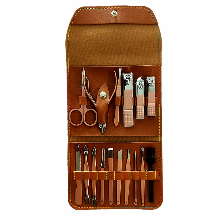 Rose gold with brown case
