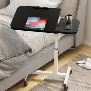 Mesa de ordenador duradera para oficina en casa plegable y extensible para uso en la sala de estar como mesita de noche ajustable - Product Image 2