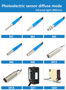 PNP/NPN Mini Diffusion Series Optical <strong>Sensors</strong> 10~30VDC No/NC Photoelectric Diffuse <strong>Sensor</strong> - Product Image 6
