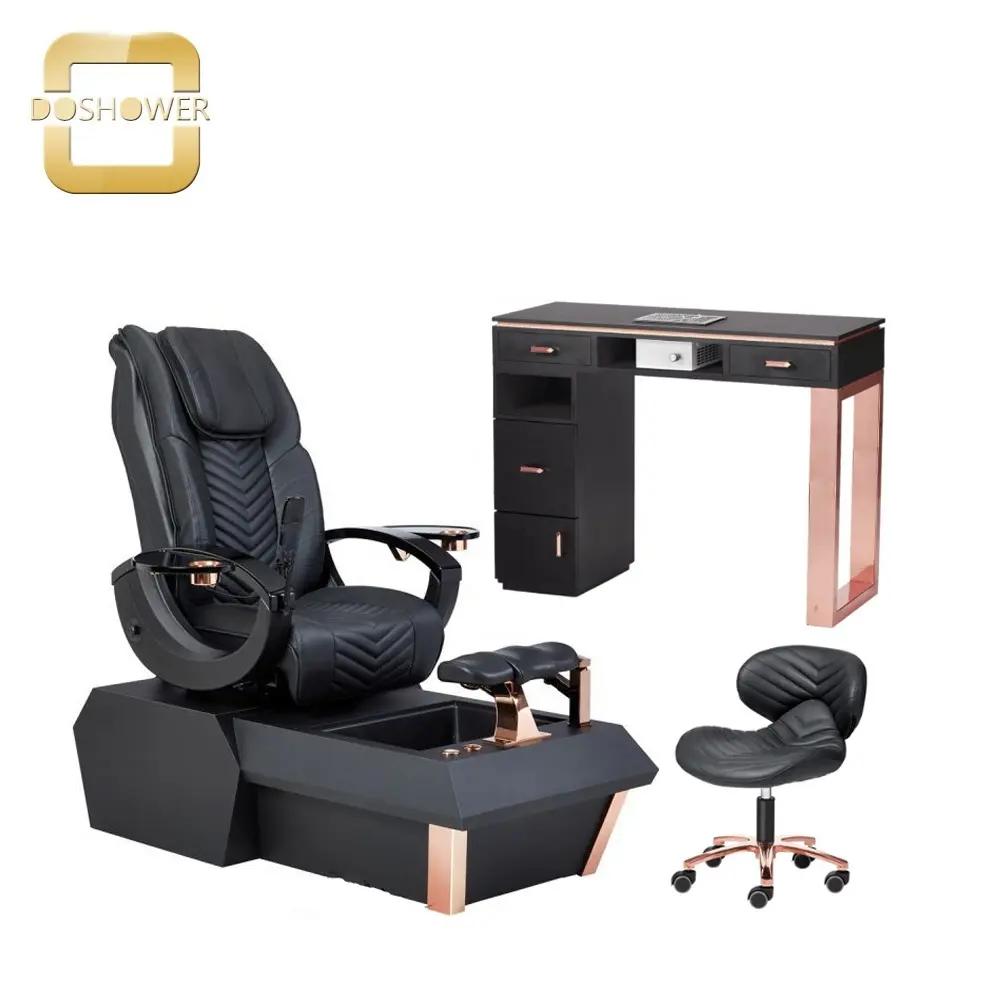 2022 nouveaux meubles de salon de manucure design avec chaise de pédicure spa à ongles d'occasion