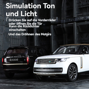 Diecast alaşım model araba 1:24 Range Rover SV 2022 alaşım araba modeli ses ve ışık geri çekme süslemeleri ile metal model - Product Image 4