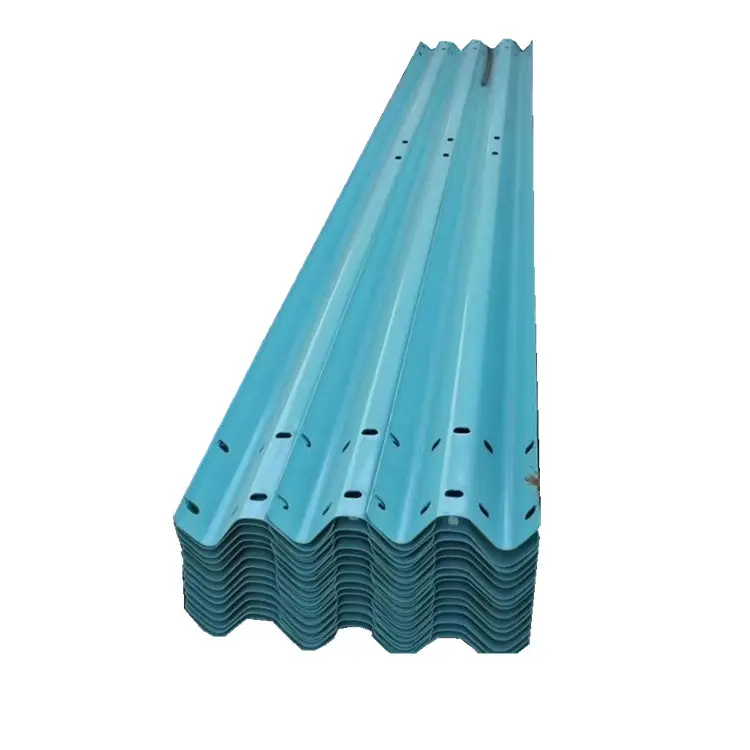 Single Sided Tensioned Corrugated Beam Crash Barrier