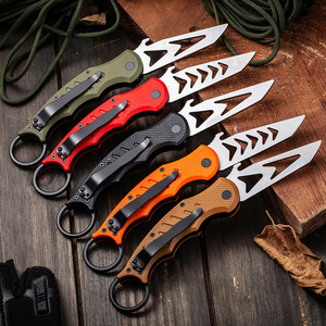 Dao gấp tập luyện Karambit CNC cán G10 kiểu móng vuốt cáo, lưỡi dao chưa mài, dùng cho cắm trại - Product Image 2